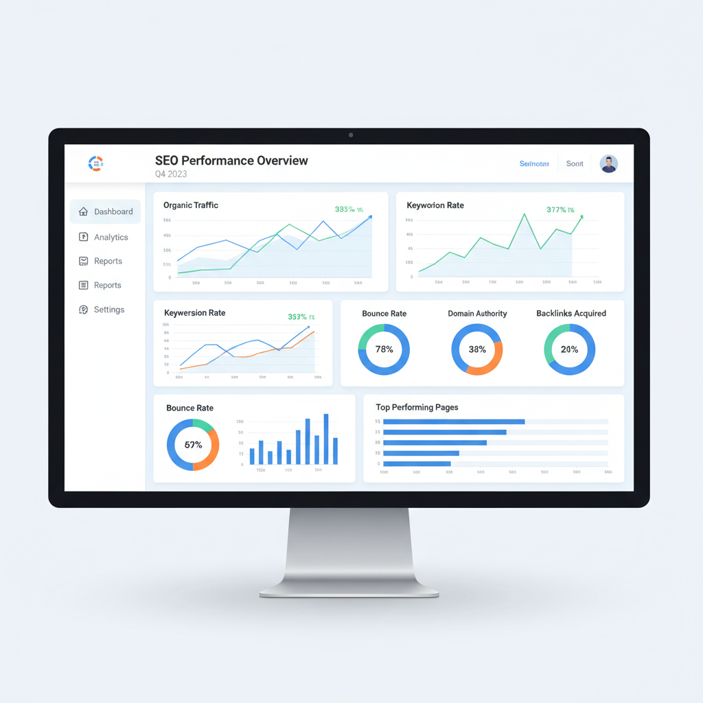 PowerSEO Analytics Dashboard